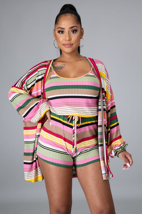 2pc Rachel Romper Set