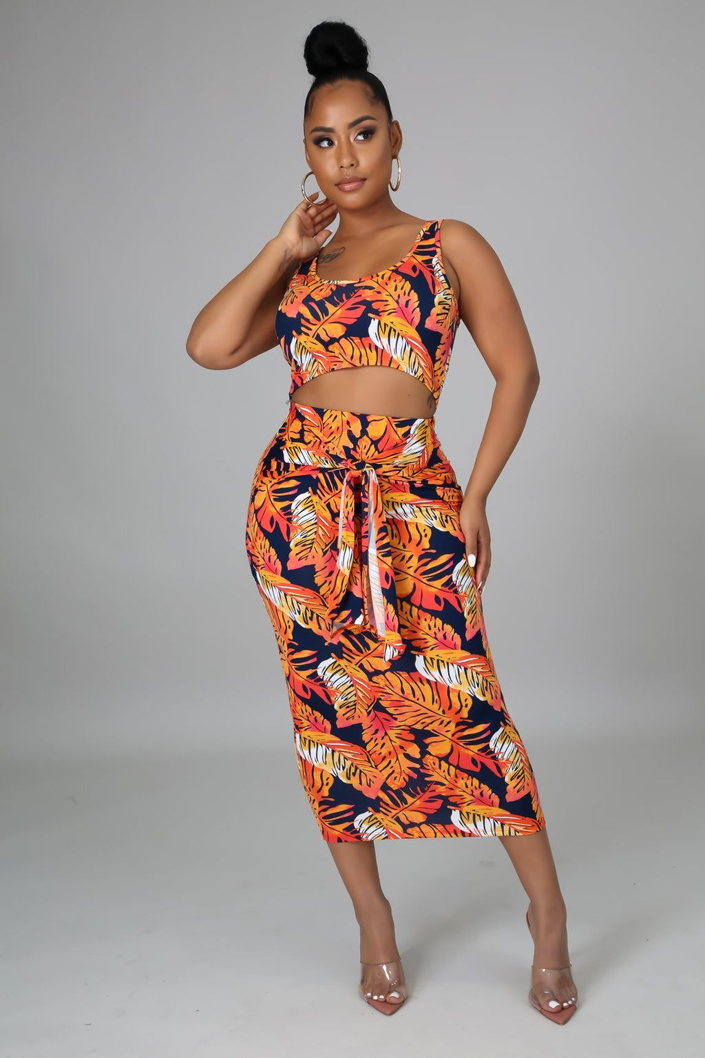 VACA VIBES SKIRT SET