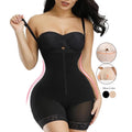 Detachable Straps Body Shaper Zipper Abdominal Control