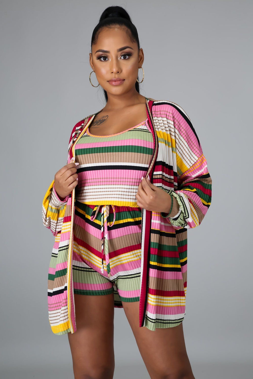 2pc Rachel Romper Set