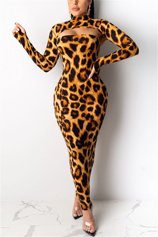Leopard Print Dress